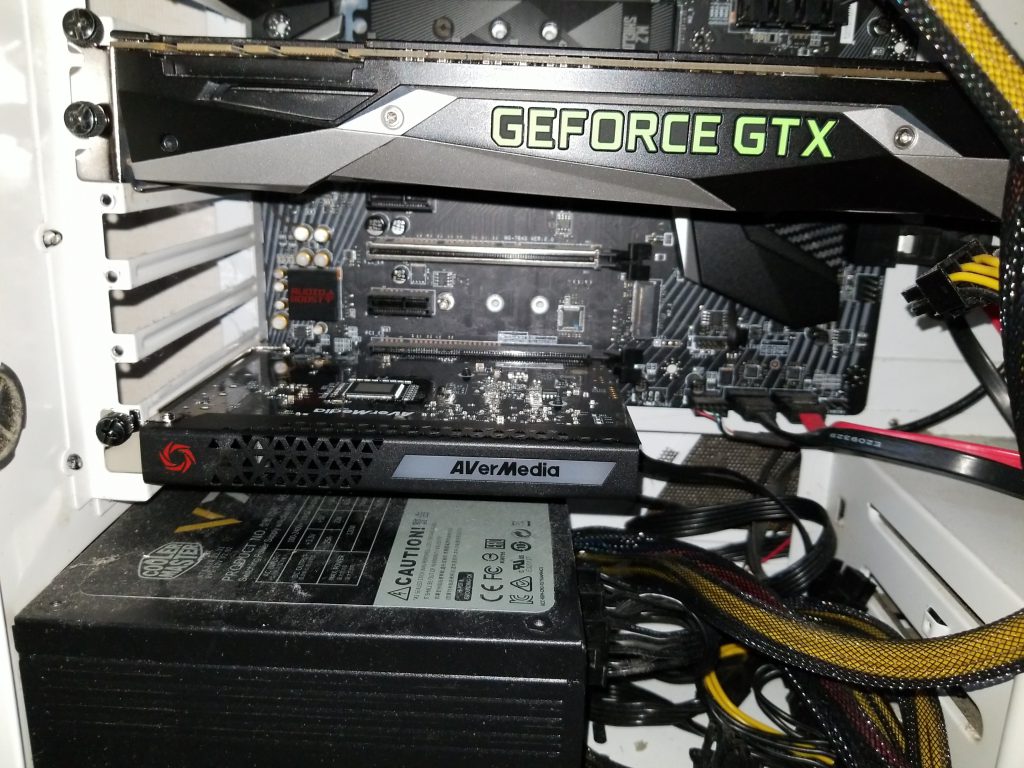 GC573を刺した状態